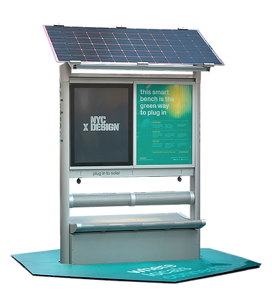Solstreet solar charging bench